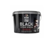 Краска в/д для стен и потолка Dufa Trend Farbe Black матовая черная 10л