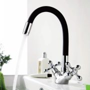 Смеситель LEDEME д/умывальника  L1319-2 черный
