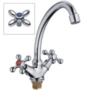 Смеситель LEDEME д/кухни  керам на гайке L5927