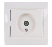 Розетка IntroTV одиночная СУ Plano слоновая кость 1-301-02