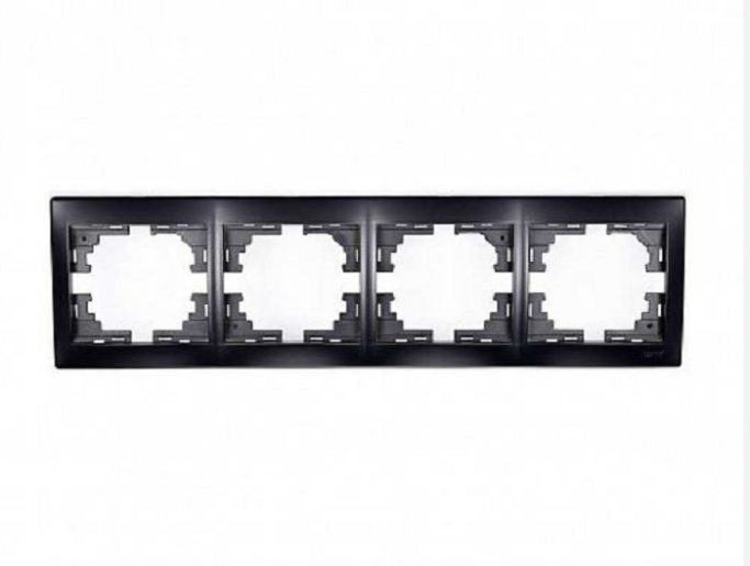 Рамка 4-ая Lezard Мира черный бархат