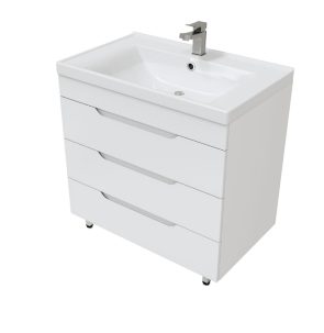 Тумба SOHO Quadro 80/2 + умывальник DEEP 80