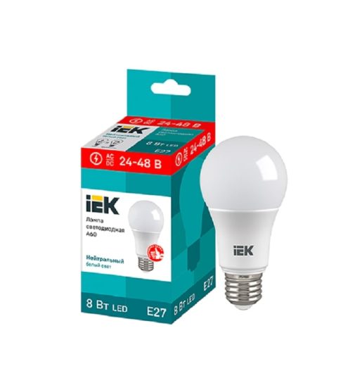 Лампа с/д низковольтная МО-24/48V 8 Вт 4К Е27 УЦЕНКА