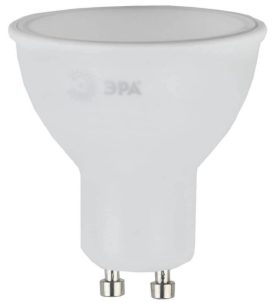 Лампа с/д Эра 10W GU10 840К