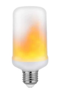 Лампа с/д 5W 1500K E27 100-250V имитация пламени FIREFLUX