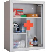 Аптечка AMD-39 G (стекл дверь)