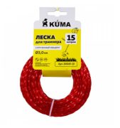 Леска нейлон с сердечником скрученный квадрат 3.0 мм KUMA 30250-003 нов