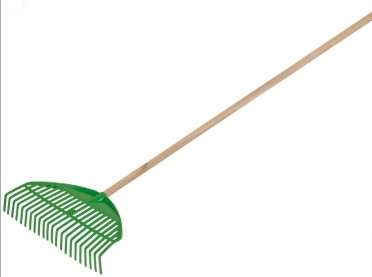 Грабли веерные пласт Оазис 22 зуба с черенком 76947 УЦЕНКА