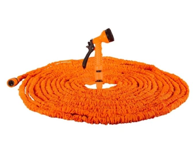 Набор для полива с растягивающимся шлангом 50м Вихрь 73/7/2/31