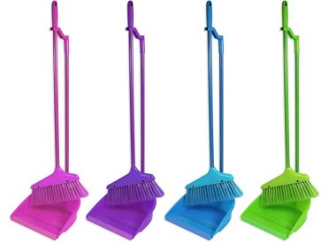 Метла с совком на длинной ручке 44200