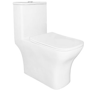 Унитаз монолит Azario Lodi AZ-8617В с функцией биде