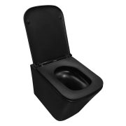 Унитаз подвесной Azario Teramo квадрат торнадо AZ- 0052-UQ3MB без инсталяций черный