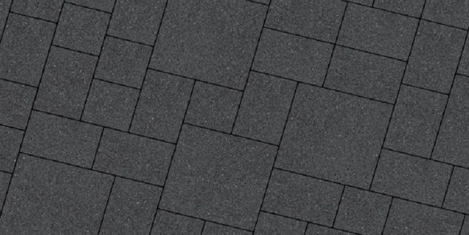 Плитка тротуарная Норимберг Гранит Эко Графит А.8.П.4