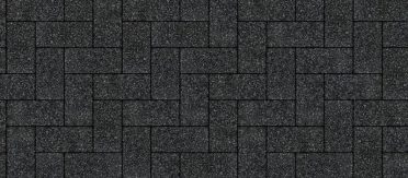 Плитка тротуарная Платцстоун Мирра Черный 100х200х45 А.1.П.45