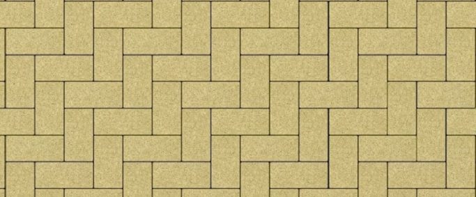 Плитка тротуарная Платцстоун Гранит Эко Желтый 100х200х65 Б.1.П.65