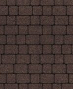 Плитка тротуарная Платцстоун Гранит Эко Темно-Коричневый 100х200х65 5.1.П.65