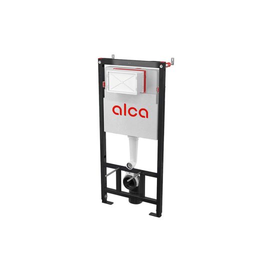 Инсталляция SET Alcaplast кнопка глянец хром М671 АМ101/1120-4