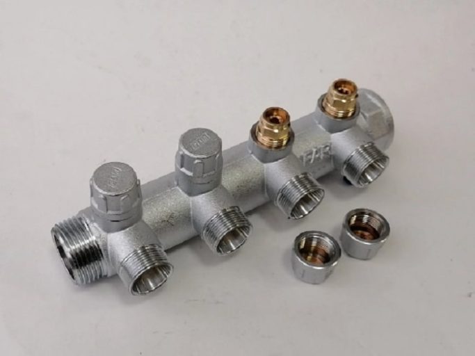 Коллектор запорный 3/4 с 4 отв. FK 3873 УЦЕНКА