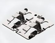 Кляммер рядовой с дистанциром 75х10 (ПО-ОЦ-01-БЦ-1) ВИК