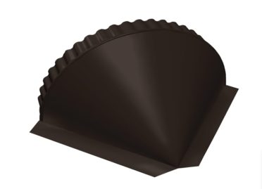 Заглушка конька круглого конусная (ПЭ-01-RR32-0,5) Satin