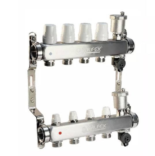 Коллектор гр нерж в сборе с расх 1х3 вых 3/4 VALFEX