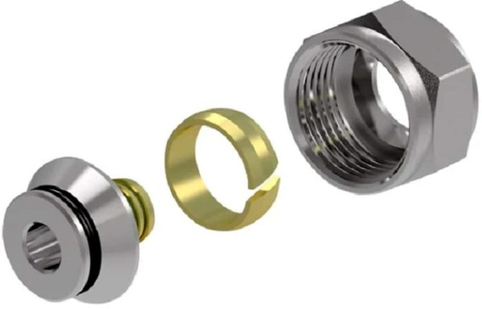 Фитинг коллект. Royal Thermo 16х2.0 евроконус ¾