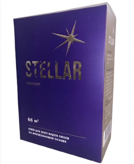 Клей обойный STELLAR флизилин индикатором