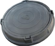 Люк полимерный тяжелый черный 25т