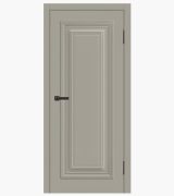 Дверное полотно Парма-1 Эмаль мокко 900С PRO Гравировка рефлектив