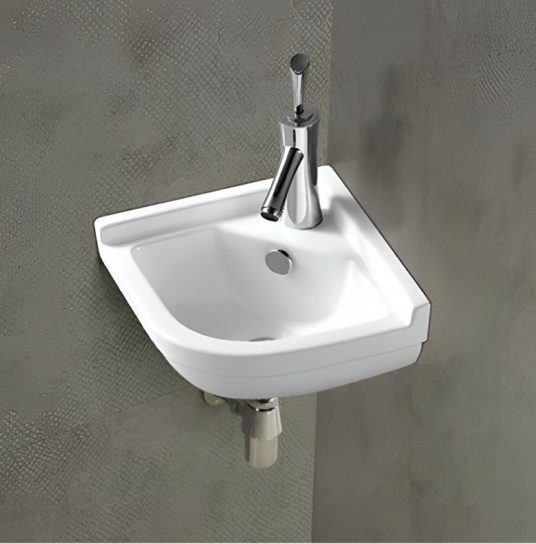 Умывальник угловой R7960 бел