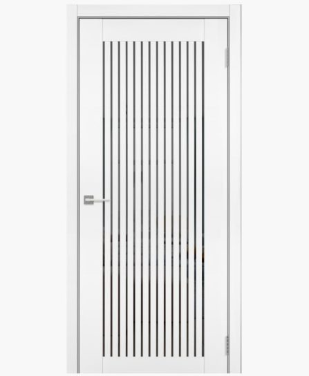 Дверное полотно Симпл 8 Эмалекс белый 700С зеркало