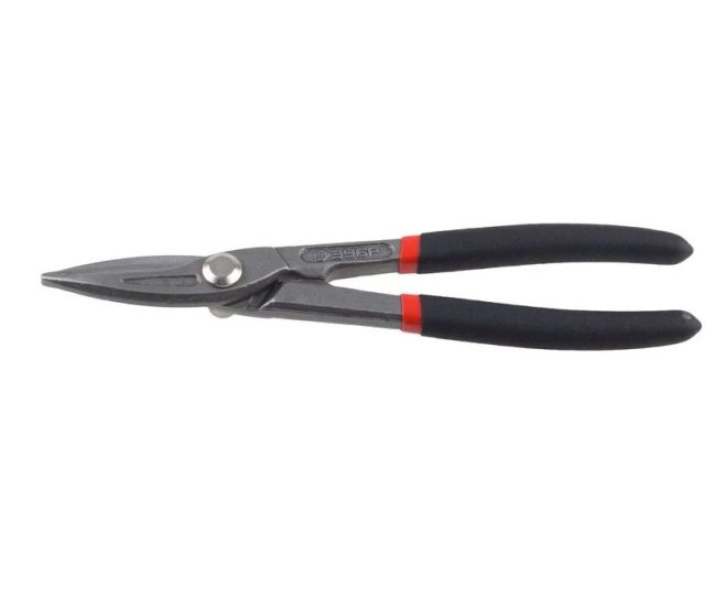 Ножницы Зубр Мастер по мет целькован прямые 250 мм.