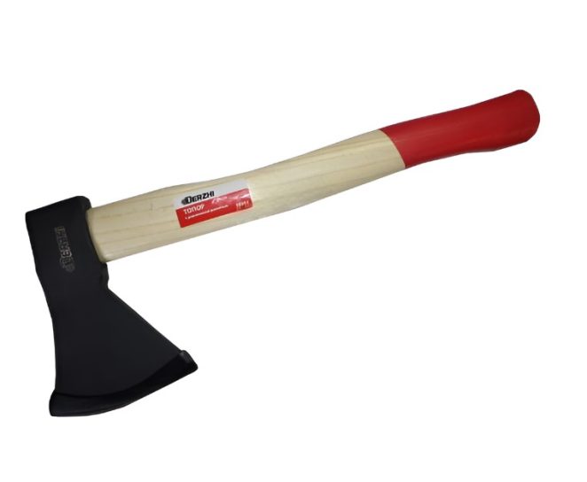 Топор DERZHI кован с дер ручкой.