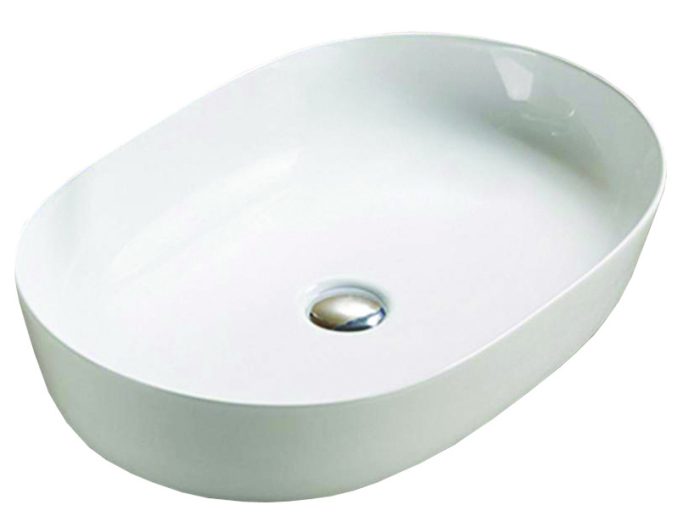 Раковина накладная Azario 600x415x135 AZ-2143P SP