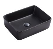 Умывальник накладной 480х370х130 А022СВКМ черн мат