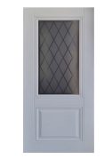 Дверное полотно Грация-2 Эмаль серая 700С