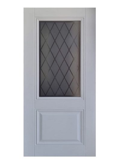 Дверное полотно Грация-2 Эмаль серая 700С