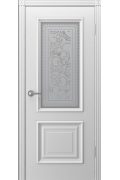 Дверное полотно Акцент эмаль белая 900С узор 2 PRO