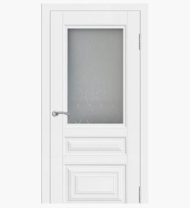 Дверное полотно Терри эмаль белая 700С Кристалл