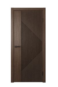 Дверное полотно Синди-13 900Г Орех текстурированный
