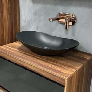 Раковина накладная Redo 640х360х135 RD-358-MB.US мат черн