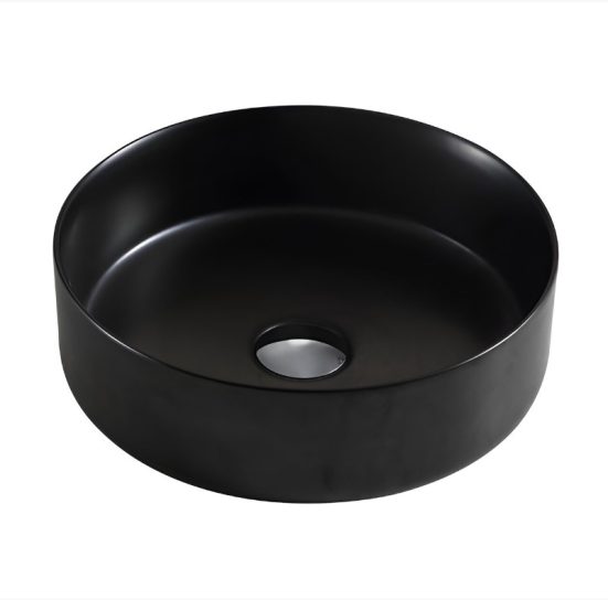Раковина накладная Azario 355х355х120 AZ-3134-МВ черн мат