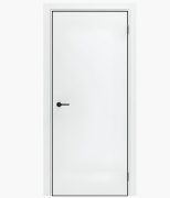 Дверное полотно Порта-50 Аляска 700Г черн алюм кромка