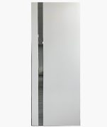 Дверное полотно Нова-1 ПП Грей 900 Зеркало Графит кромка черная