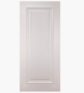 Дверное полотно Парма-1 Эмаль Белая 400С гравировка/рефлектив