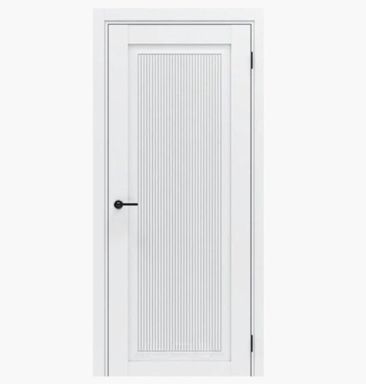 Дверное полотно Неоклассика-4 Шеллак вайт (флекс эмаль) 800х2000 мм