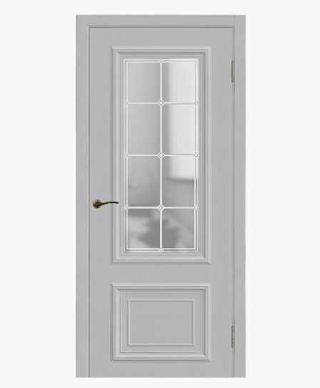 Дверное полотно Верона 600С RAL7047