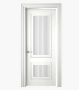 Дверное полотно Пианно 900Г Эмаль белая