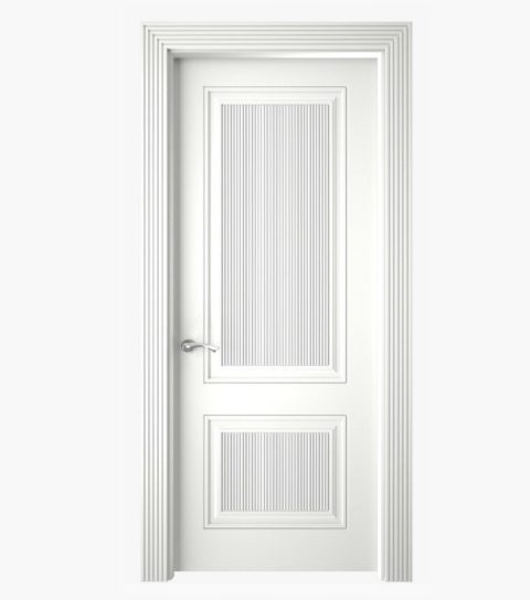 Дверное полотно Пианно 900Г Эмаль белая