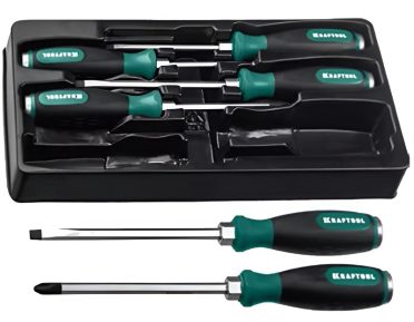 Набор ударных отверток KRAFTOOL Impact 6 предм 25025
